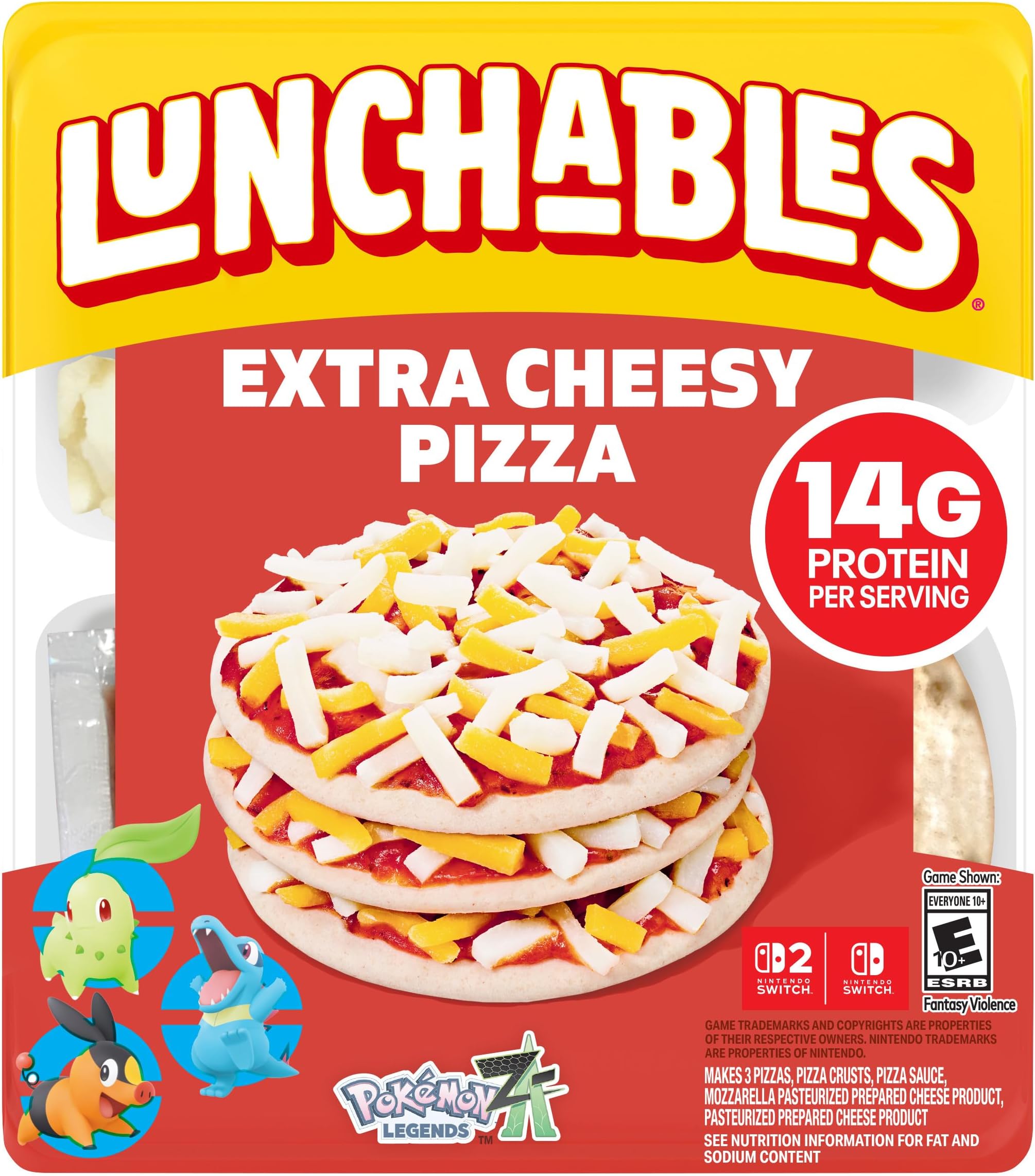 Extra Cheesy Pizza, 4.2 oz Pack