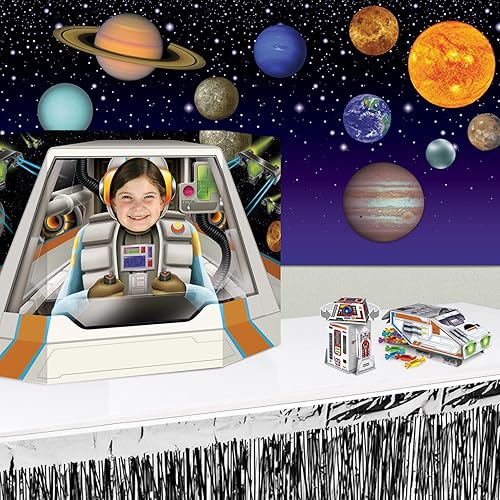 Miniatura 9 de Beistle Telones de fondo de cortina rojos, 4 x 30 pies, paquete de 2 - Telón de fondo para fiestas, fondo de fotos, revestimiento de pared fácil de