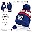 Ultra Game NFL Official Adults Unisex Super Soft Winter Beanie Knit Hat with Extra Warm Touch Screen Gloves, New York Giants, Team Color 1, 1SIZE