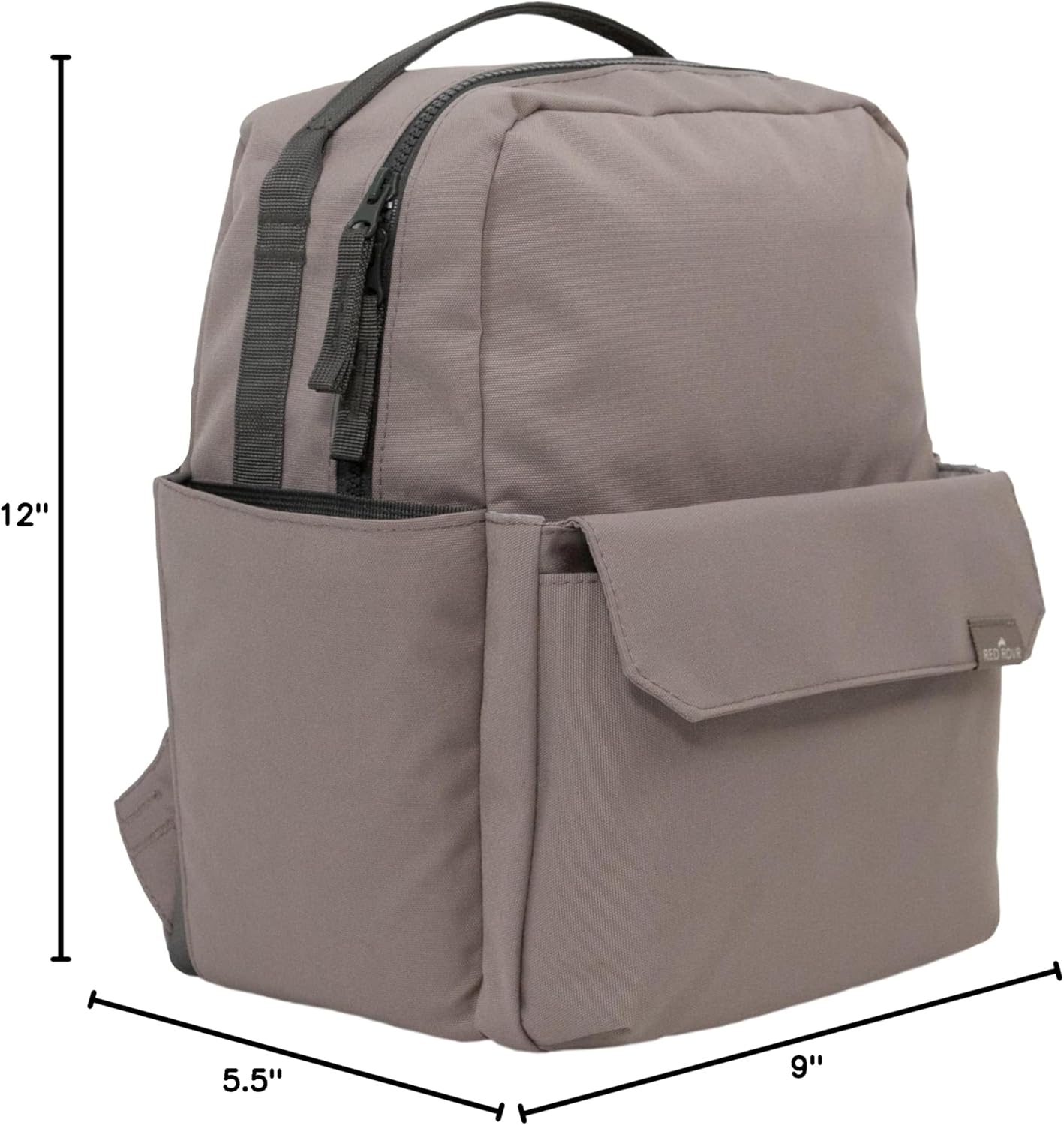 RED ROVR Mini Roo Lightweight Backpack | 6 pockets for everyday essentials (Truffle) - Image 10