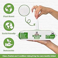 Vista 7 de Pogi's - Paquete de 300 bolsas de excremento de perro con asas y 100 toallitas perfumadas de hoja de té verde a base de plantas