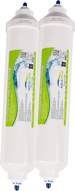 AL-QC10 Water Filter Compatible with Daewoo, Samsung, L G, BEKO, Bosch, Siemens (2pack)
