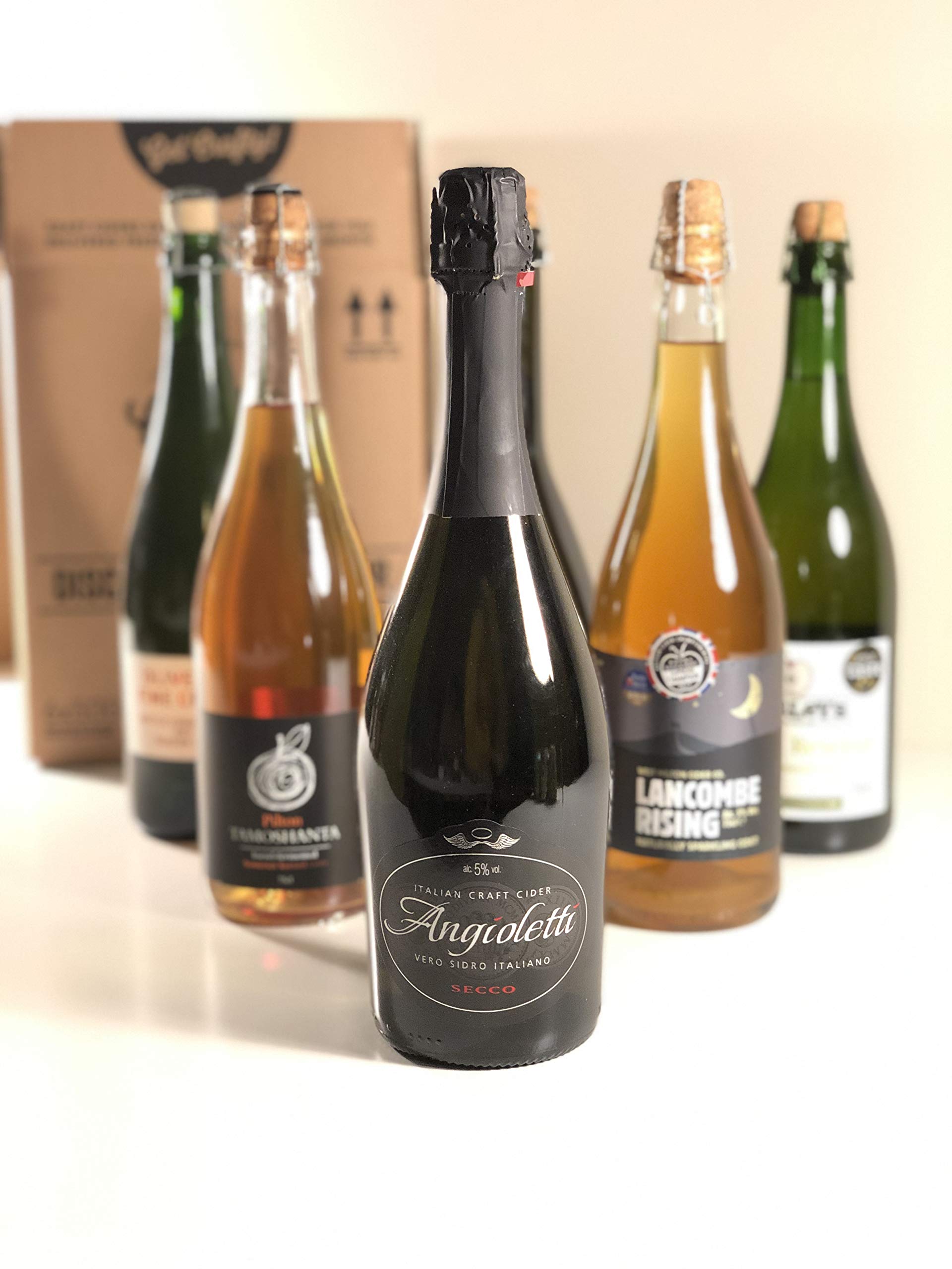 Crafty NectarFine Cider Gift Set - Craft Cider Selection Gift Set - Cider Gifts for Men & Women - 6x750ml Bottles