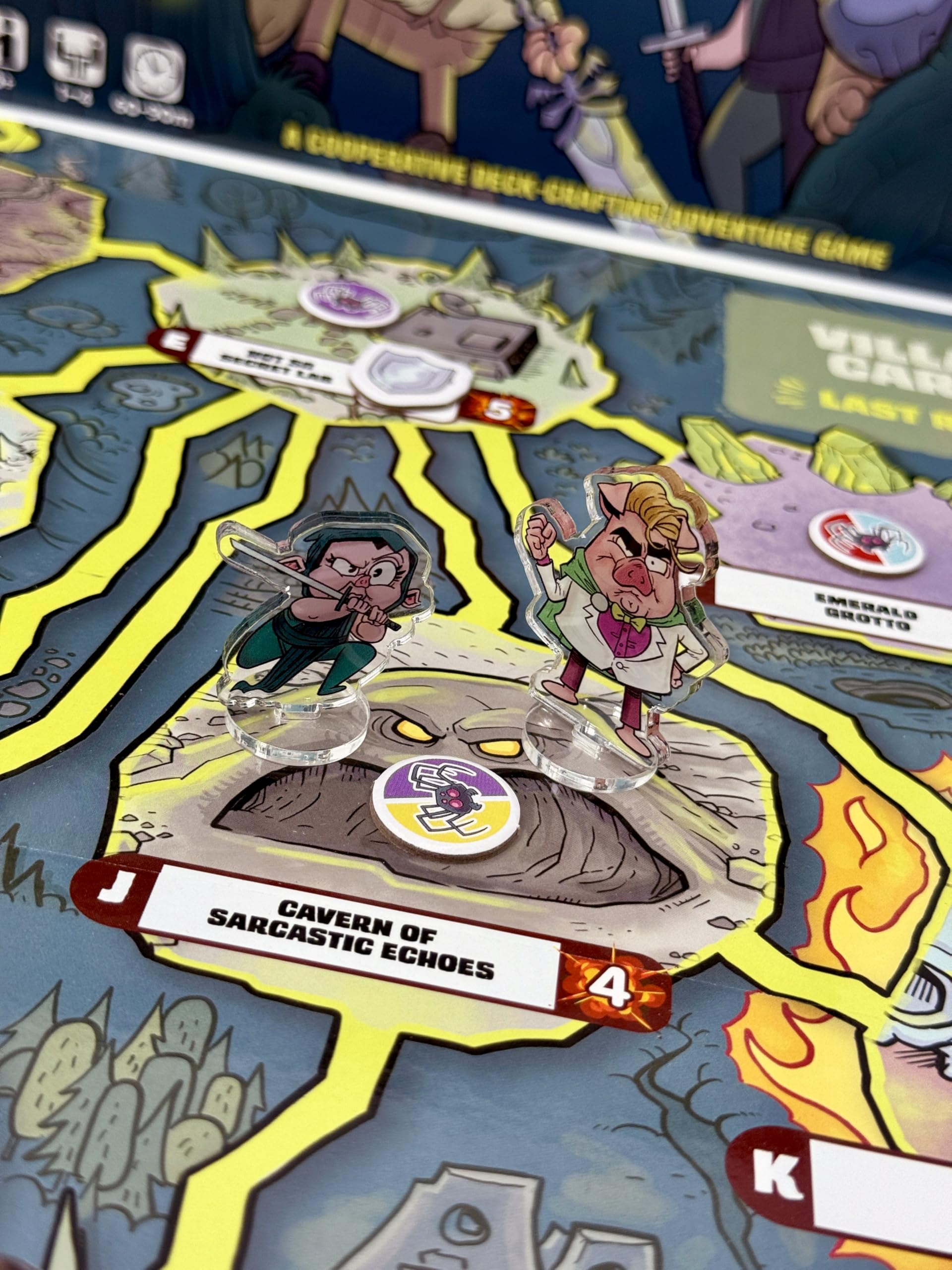 Fireside Games | Ham Helsing | Kooperacyjna Gra Deck Crafting Z Przezroczystymi Ulepszeniami Złoczyńcami Lokalizacjami I Strategią Drużynową | 1 Do 4 Graczy | 60 Do 90 Minut
