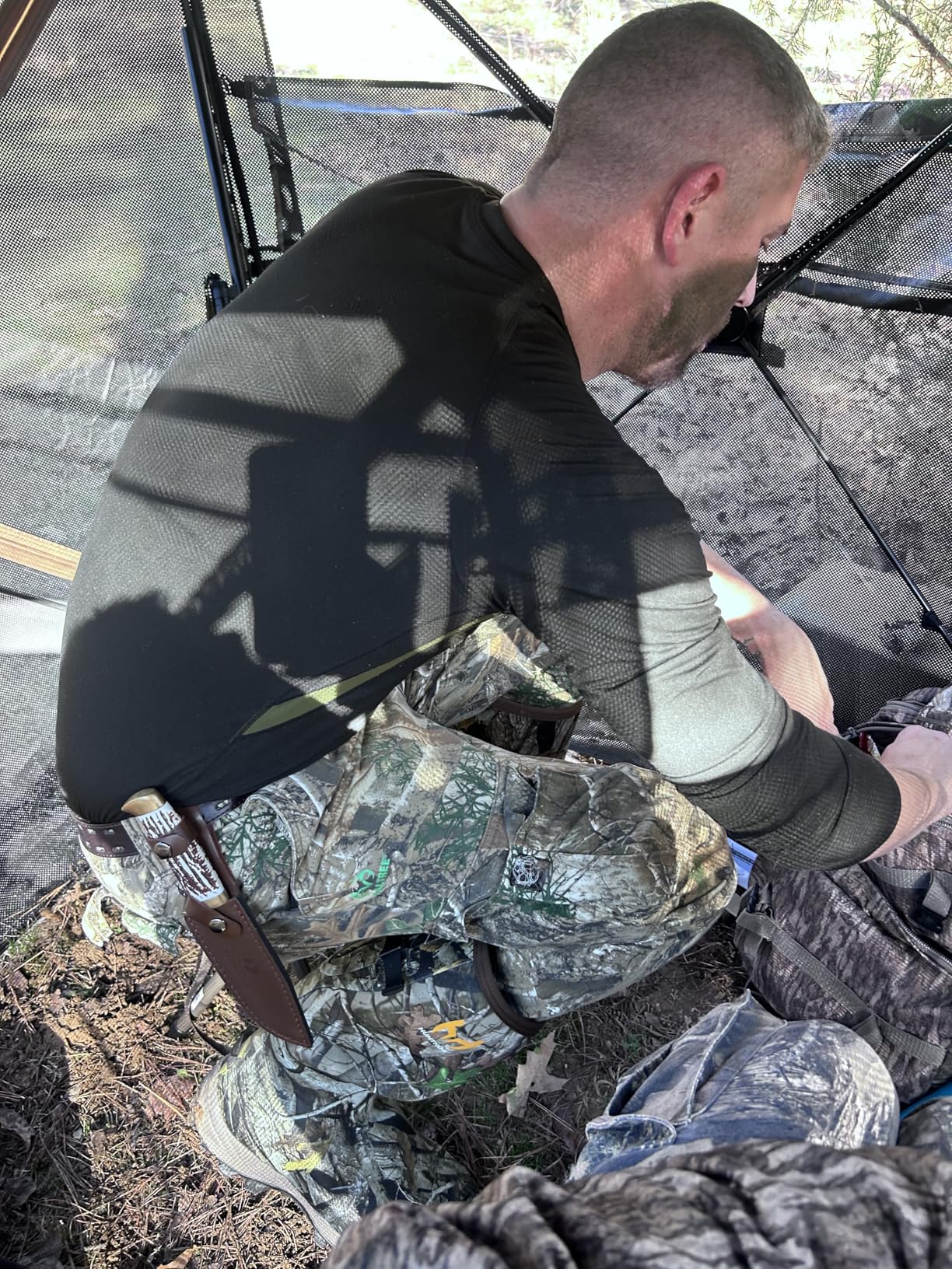 Double door entry view