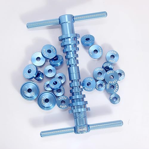 Miniatura 7 de Juego de prensa de rodamientos de bicicleta, juego de herramientas de bicicleta de deriva, punto de giro para ruedas Hub Universal Cycle Bearing