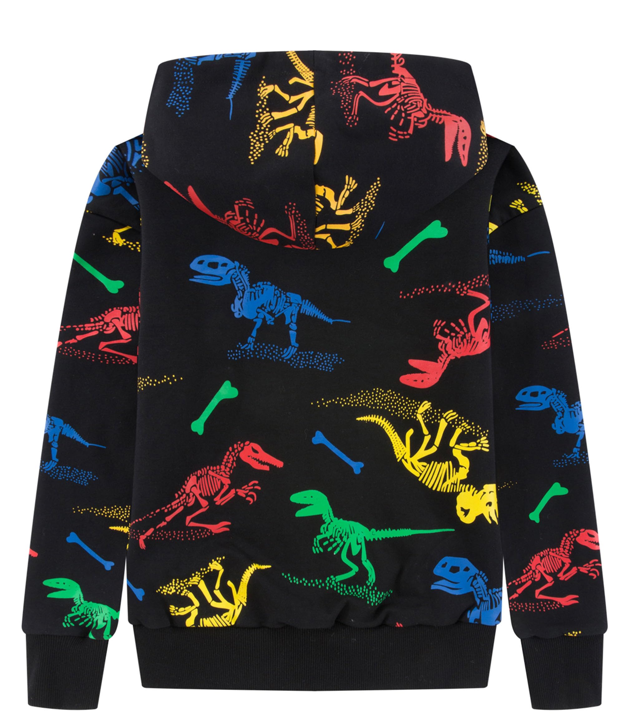 TLAENSON Felpa con cappuccio per bambini con dinosauro per ragazzi e ragazze Pullover con cappuccio