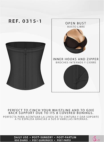 Miniatura 3 de Fajas colombianas Salome 315 1, reductor de cintura, ceñidor de cintura.