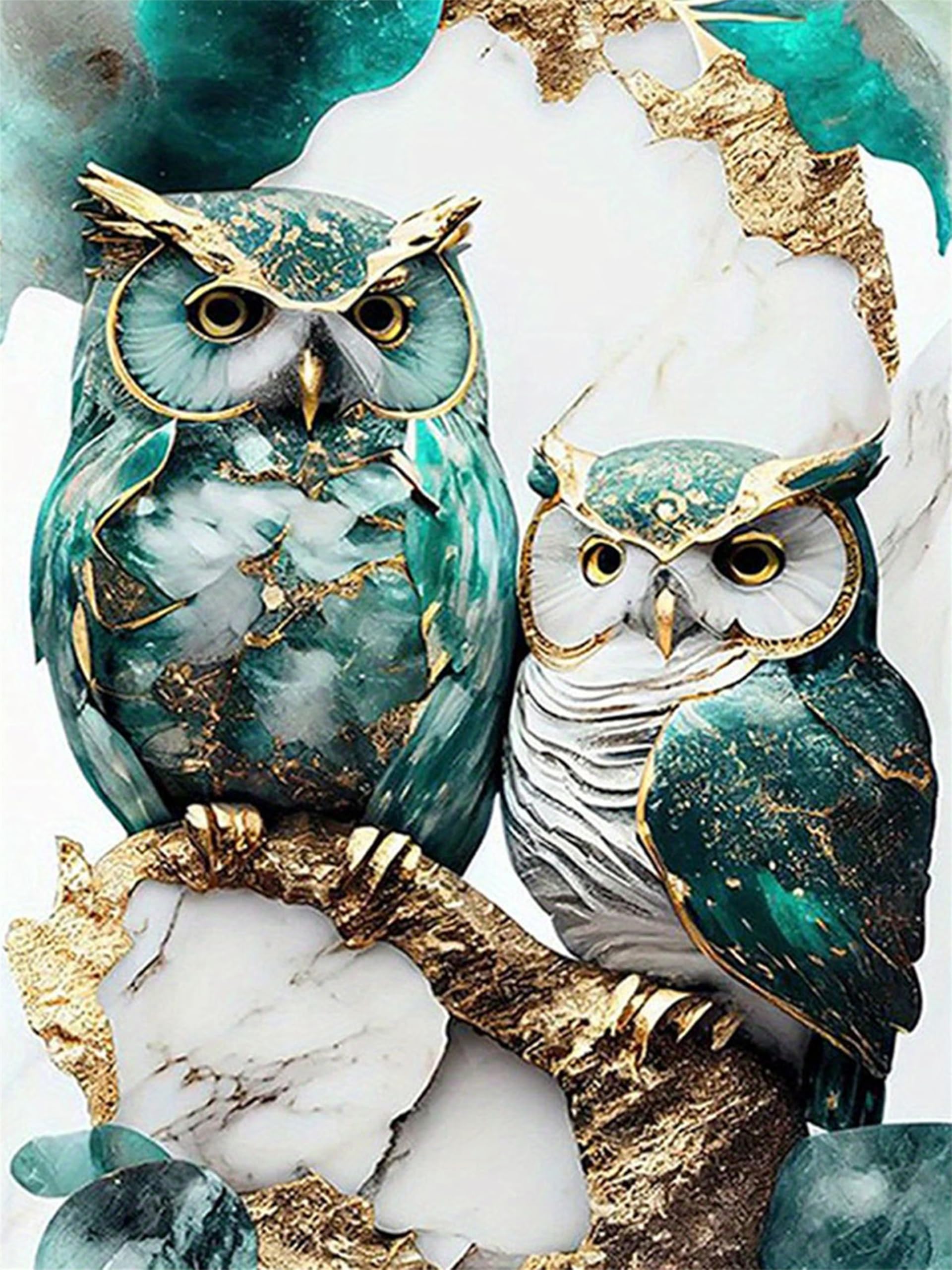 Nianxi Owl Paint By Numbers For Adults,Painting By Number Kits On Canvas,Easy Diy Cheerful Painting For Beginners,Home Wall Decor (Owl)