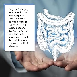 TUSHY Ottoman: A Premium Toilet Stool for The Bathroom, Modern Sleek Design | Squatting Position Helps Improves Bowel Health & Relieves Constipation (Relaxed 7.5 White/Brushed Nickel)