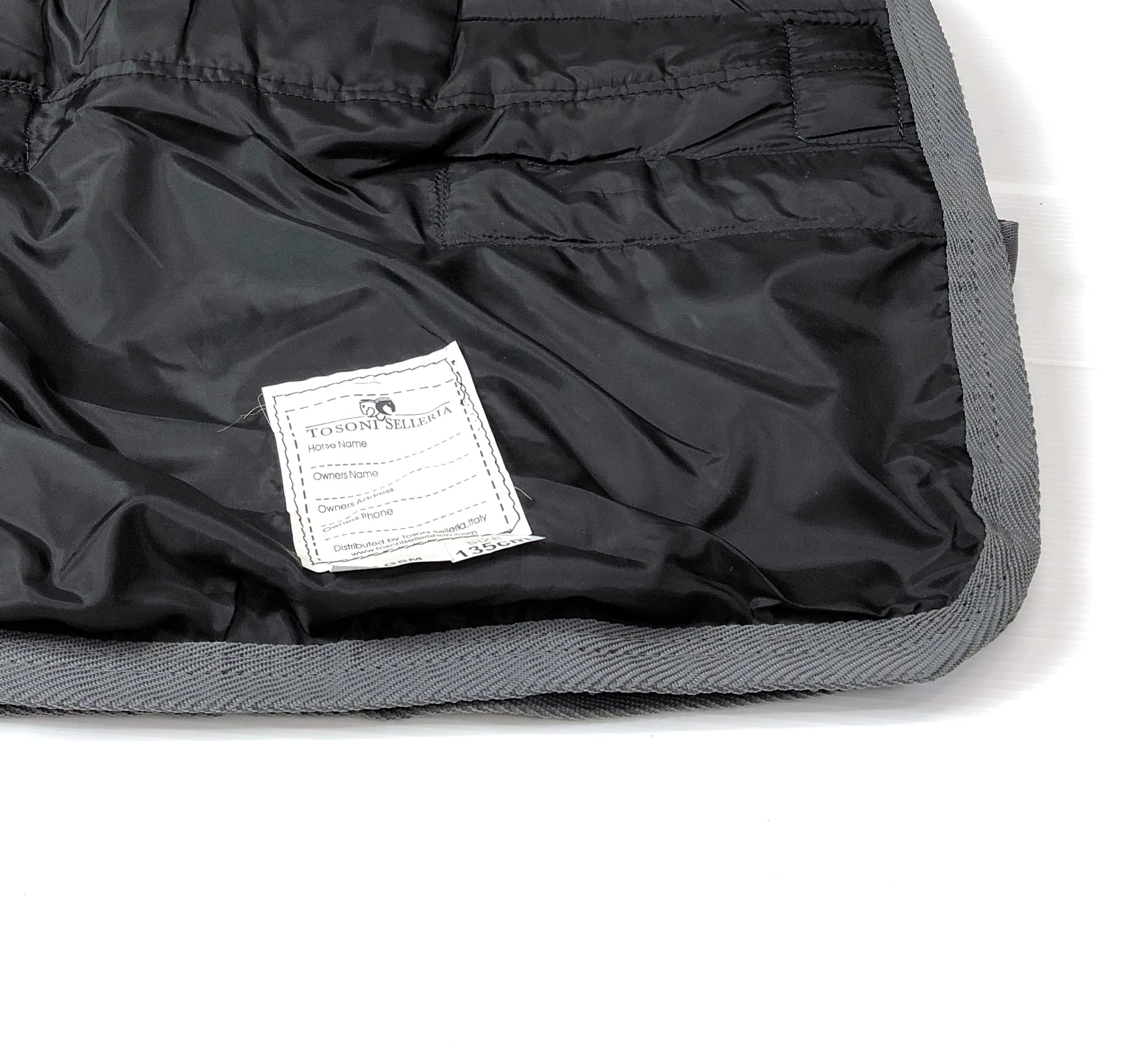 Horses, Coperta da Paddock per Cavallo Turnout 400 gr, Impermeabile, Resistente, Imbottita, con Cinghie ad Incrocio, BORDEAUX, 155 cm