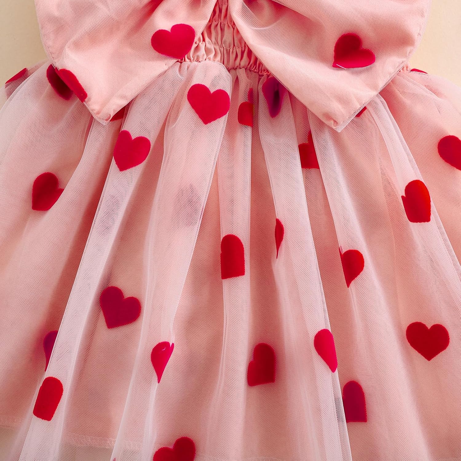 Toddler Baby Girl St Patricks Day Outfit Clover Print Ruffle Sleeve Bowknot Tulle Dress Girls Party Dresses - Image 7