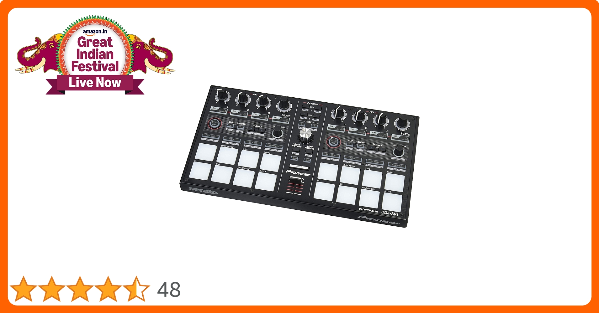 Pioneer Pro DJ DDJ-SP1 DJ Sub-Controller : Amazon.in