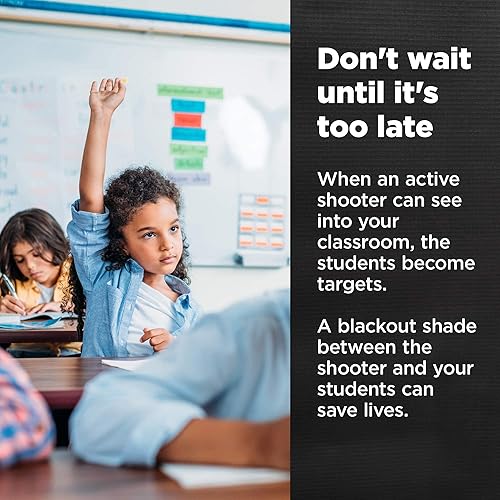 Miniatura 6 de ALP - Persianas opacas para ventanas y puertas. Tela de vinilo de próxima generación. Persianas patentadas y fáciles de limpiar. Tamaño