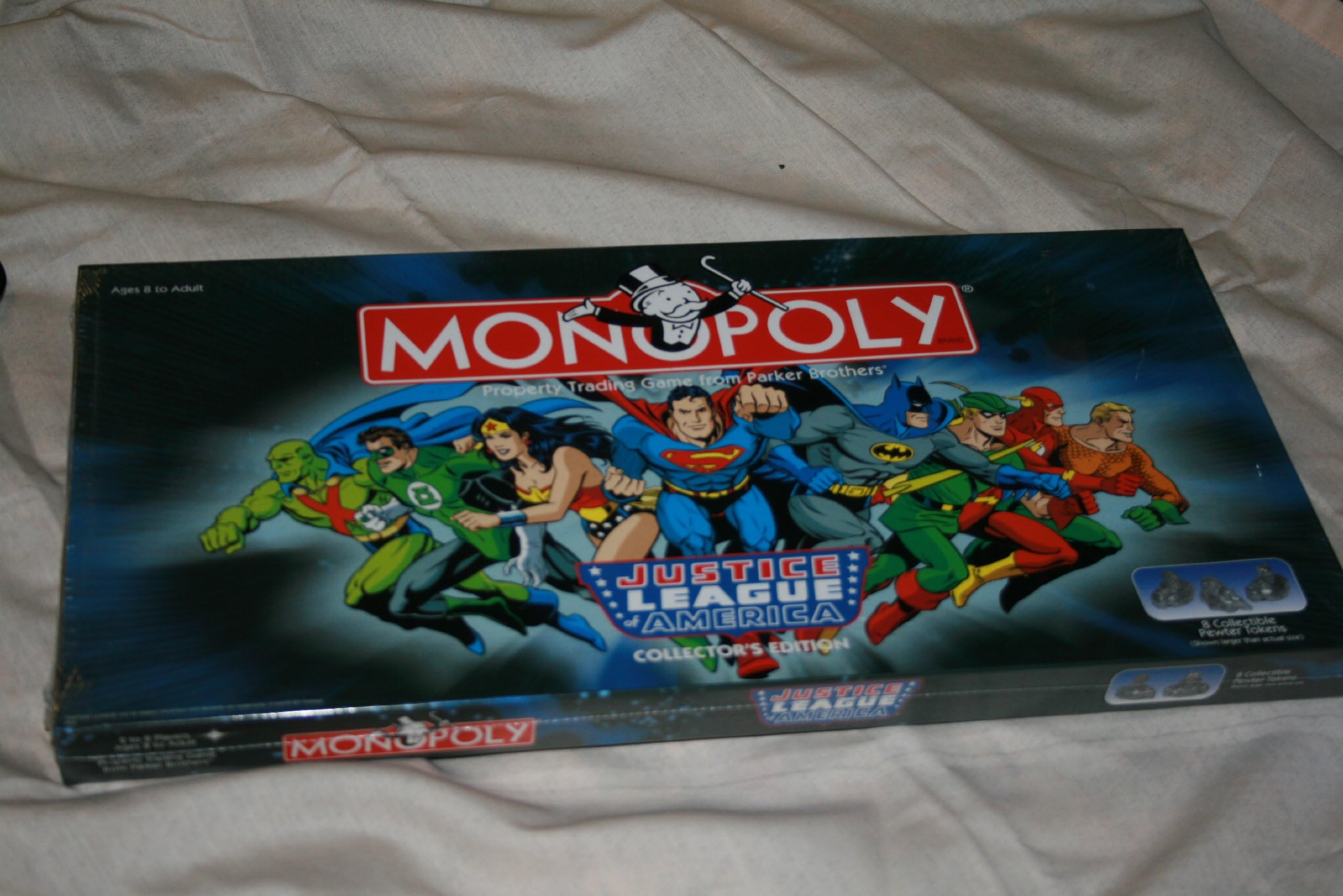Amazon Com Monopoly Justice League Of America Collectors Edition Toys Games