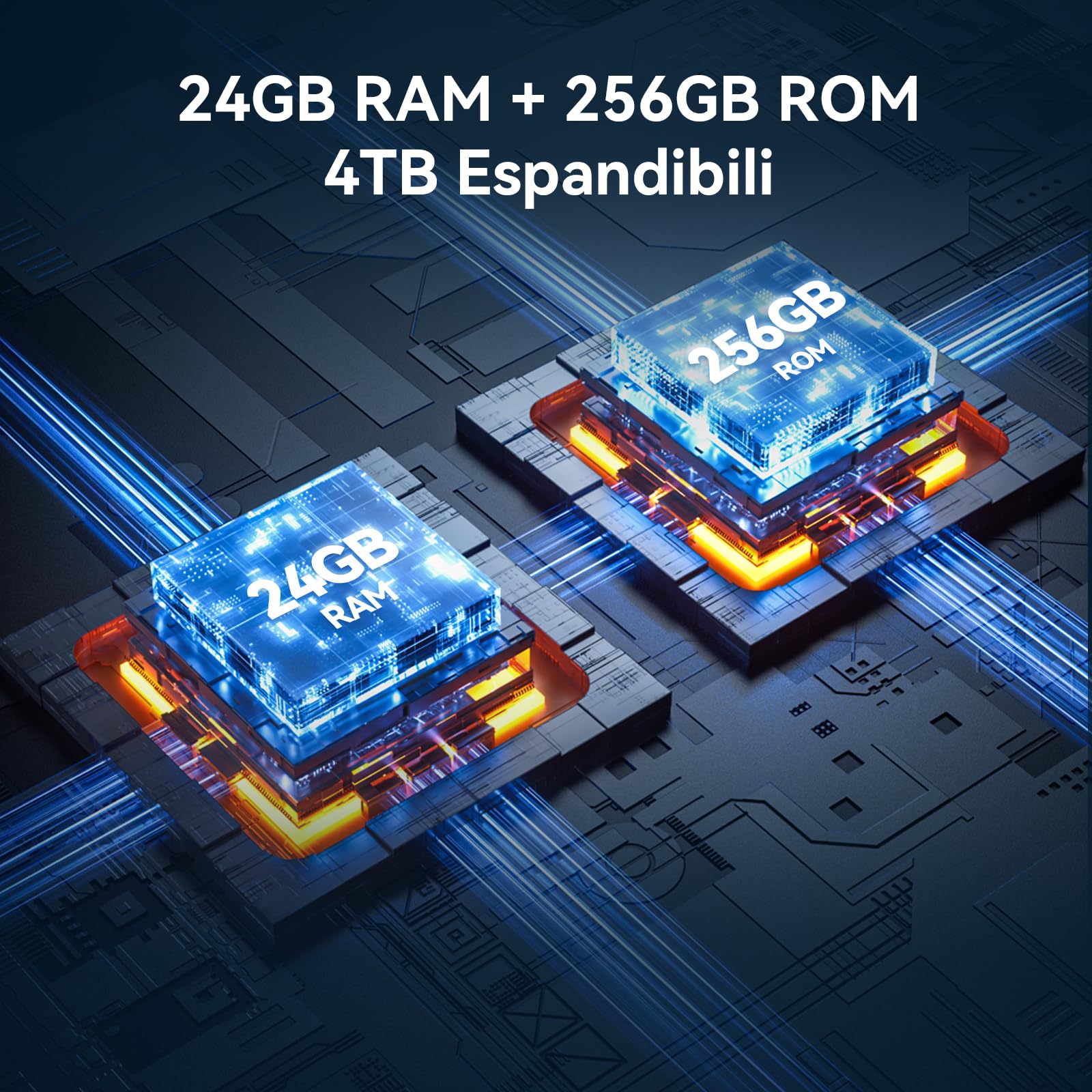 TABWEE Android 16 Tablet con Tastiera - 24 GB RAM+ 256 GB ROM(4 TB TF), Octa-Core, Gemini AI, Tablet 10 Pollici, Widevine L1, 5000 mAh, 8 MP+5 MP, Face ID, 3.5 mm Jack Port (4 Anni Garanzia)