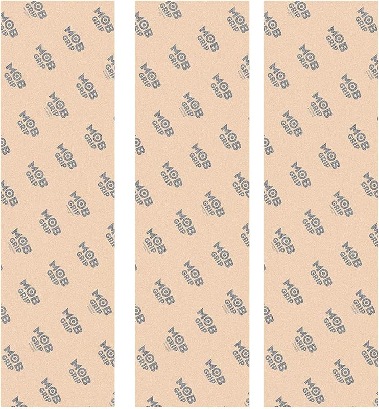 Mob Clear Grip Tape 3 Sheets Skateboard Griptape 10" x 33" Customize Your Deck