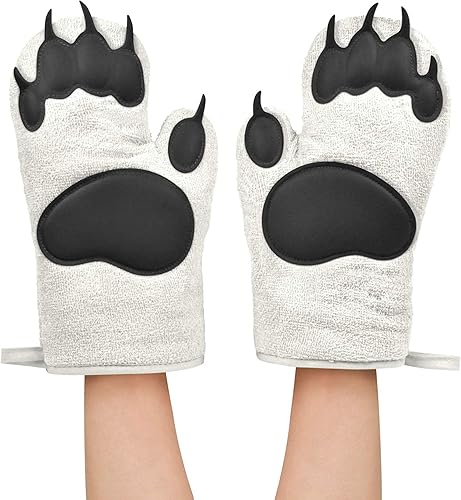 Miniatura 2 de Genuine Fred Fred & Friends POLAR BEAR HANDS - Guantes de horno (2 unidades), tamaño mediano (5200172)