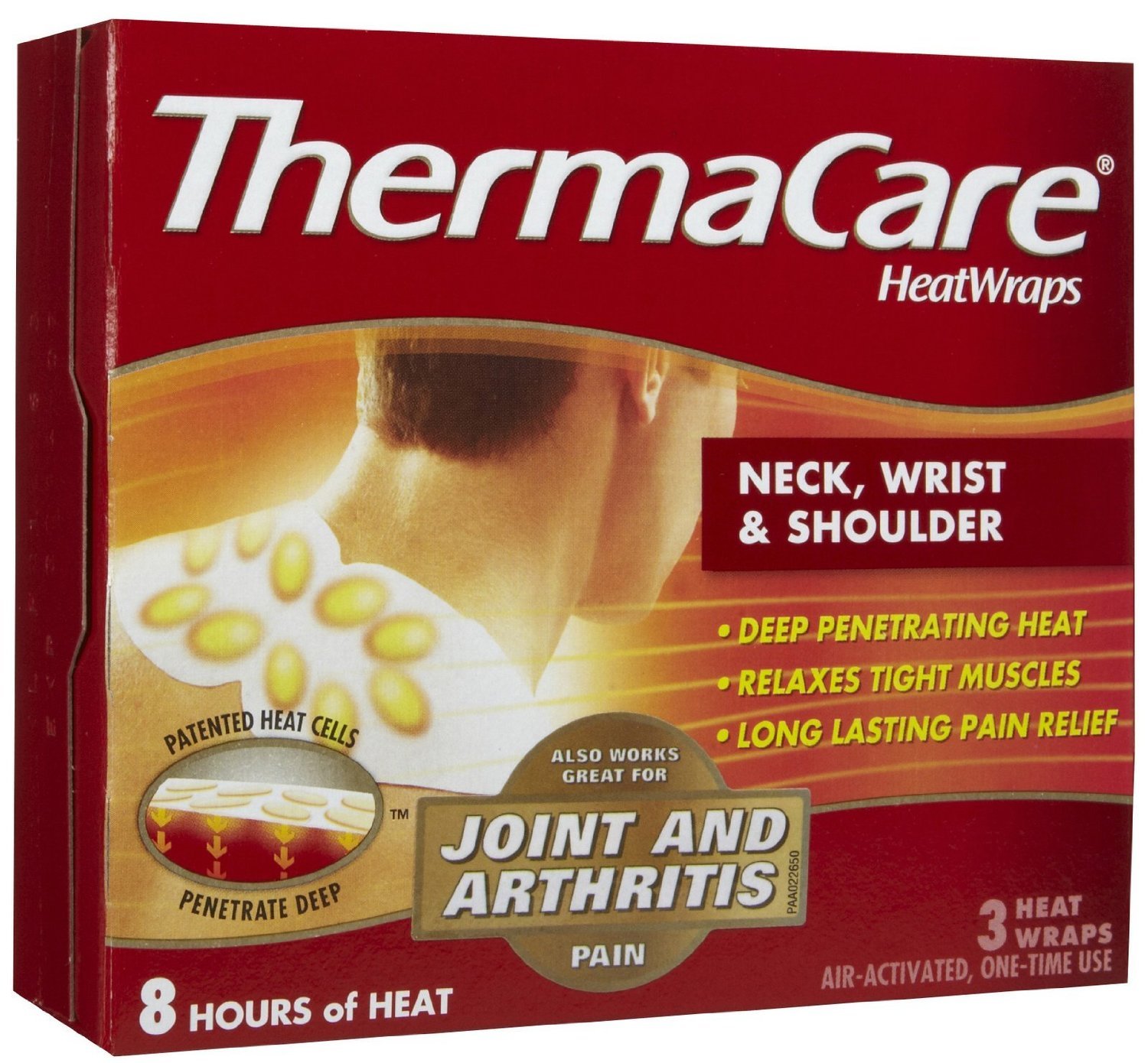 ThermaCare Heatwraps Neck, Shoulder & Wrist 3 Each