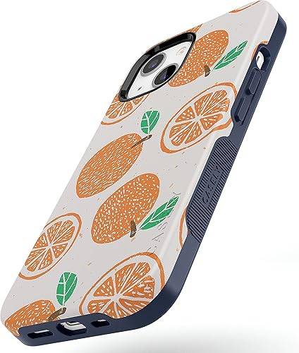 Vista 681 de Casely Funda para iPhone 13 Compatible con MagSafe Color Splash de medianoche Funda retro abstracta Color de medianoche Splash Abstracto