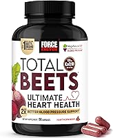 Vista 13 de Force Factor Total Beets - Cápsulas de raíz de remolacha para apoyar la presión arterial, 1800 mg de raíz de remolacha orgánica suplemento