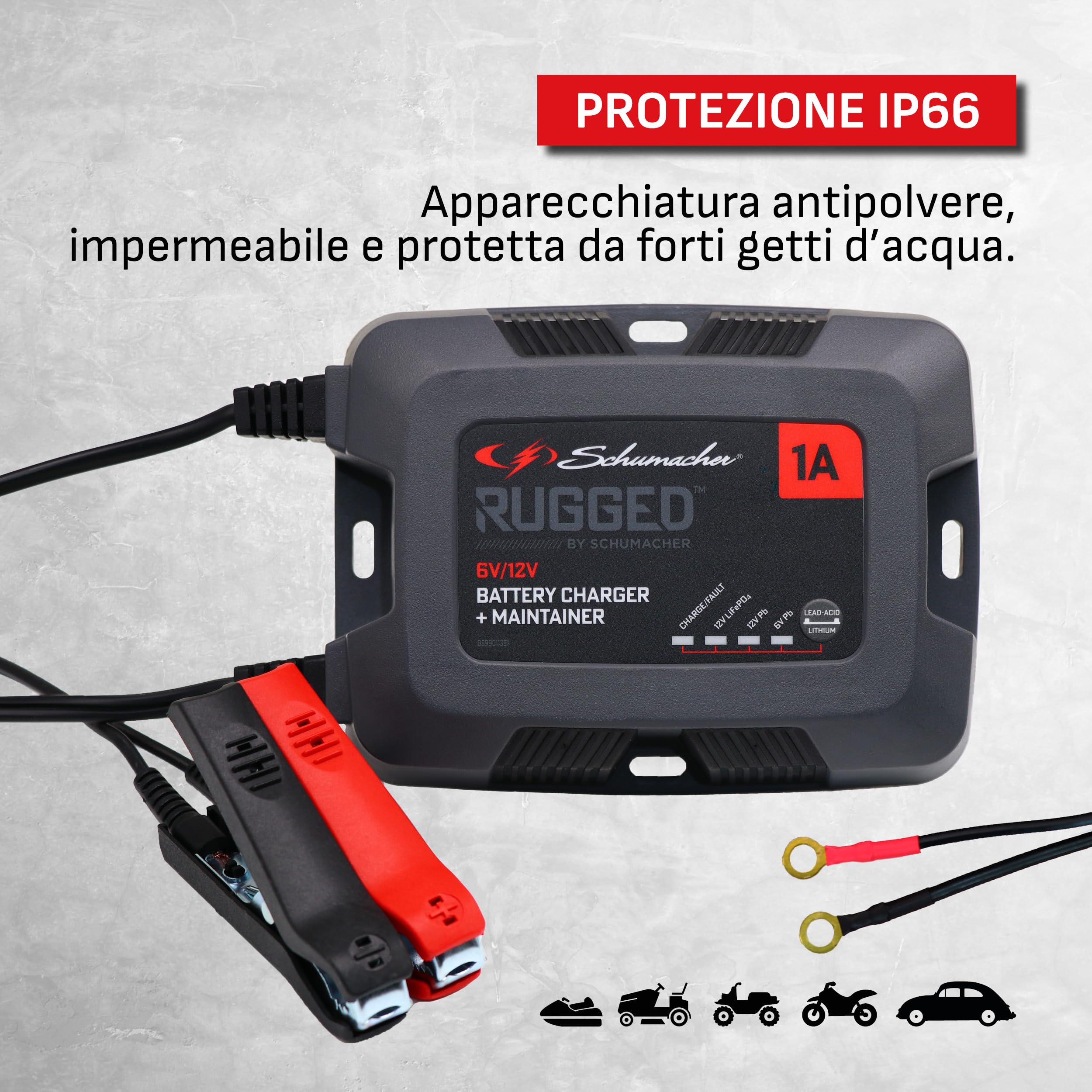 Automatico 12v Mantenimento Caricabatterie Per Wmi. Ottimizzare - Foto 8