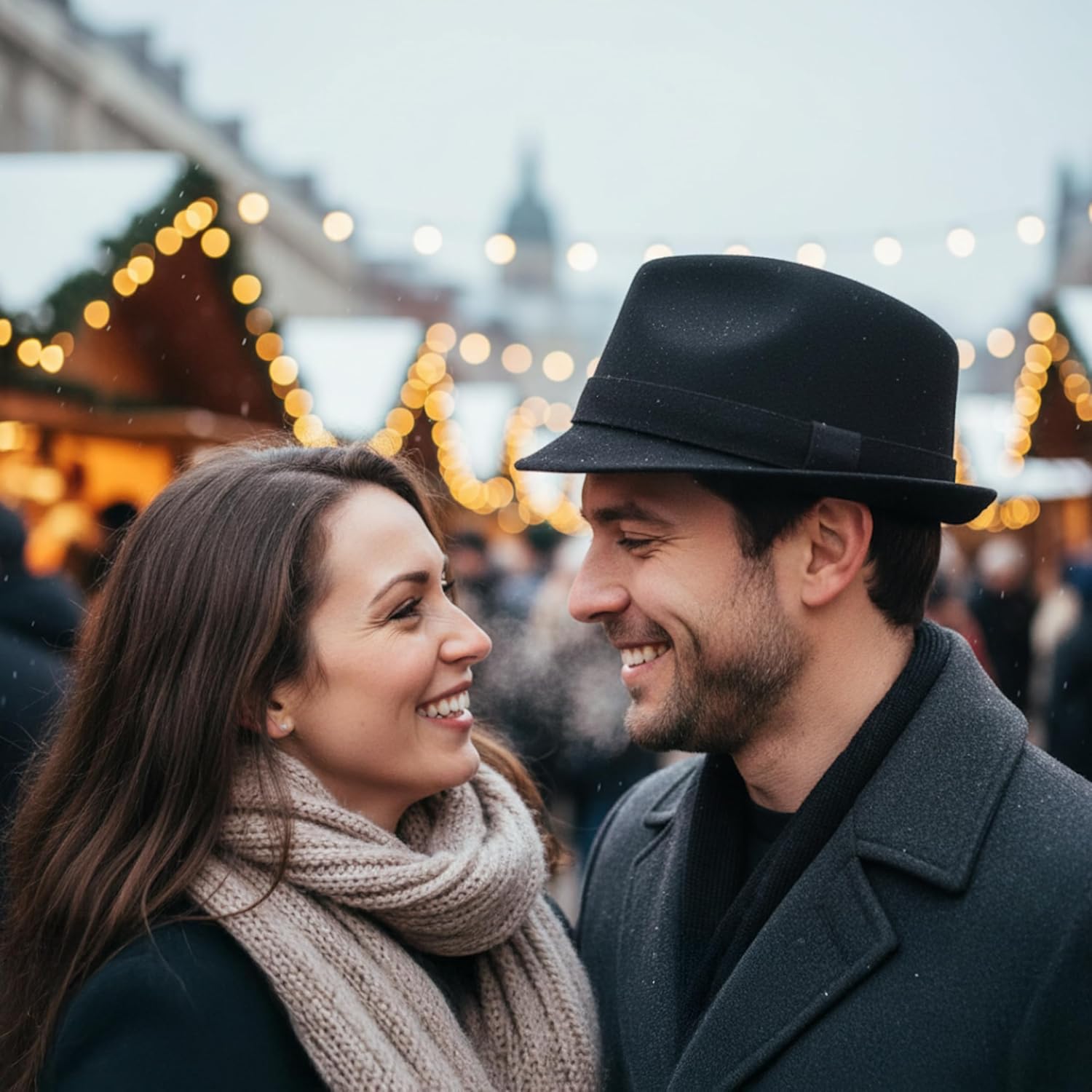 Funky Junque Men’s Fedora Hat – Vintage Wool Blend Short Brim Dress Hats, Adjustable Fit for Men, Formal & Casual Wear - Image 2