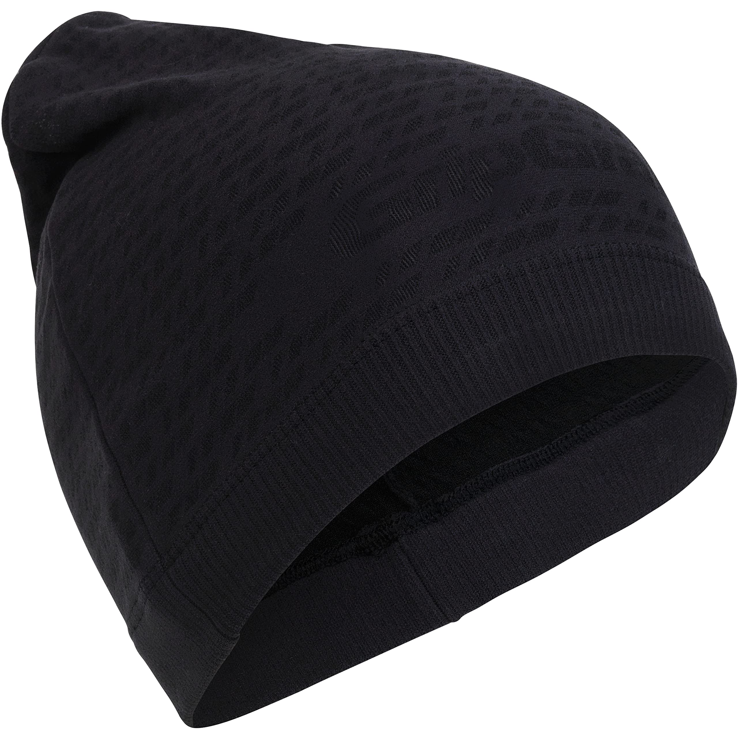 GripGrab Unisex Freedom Seamless Warp Knitted Winter Fahrrad Beanie Mütze, Schwarz, Einheitsgröße EU