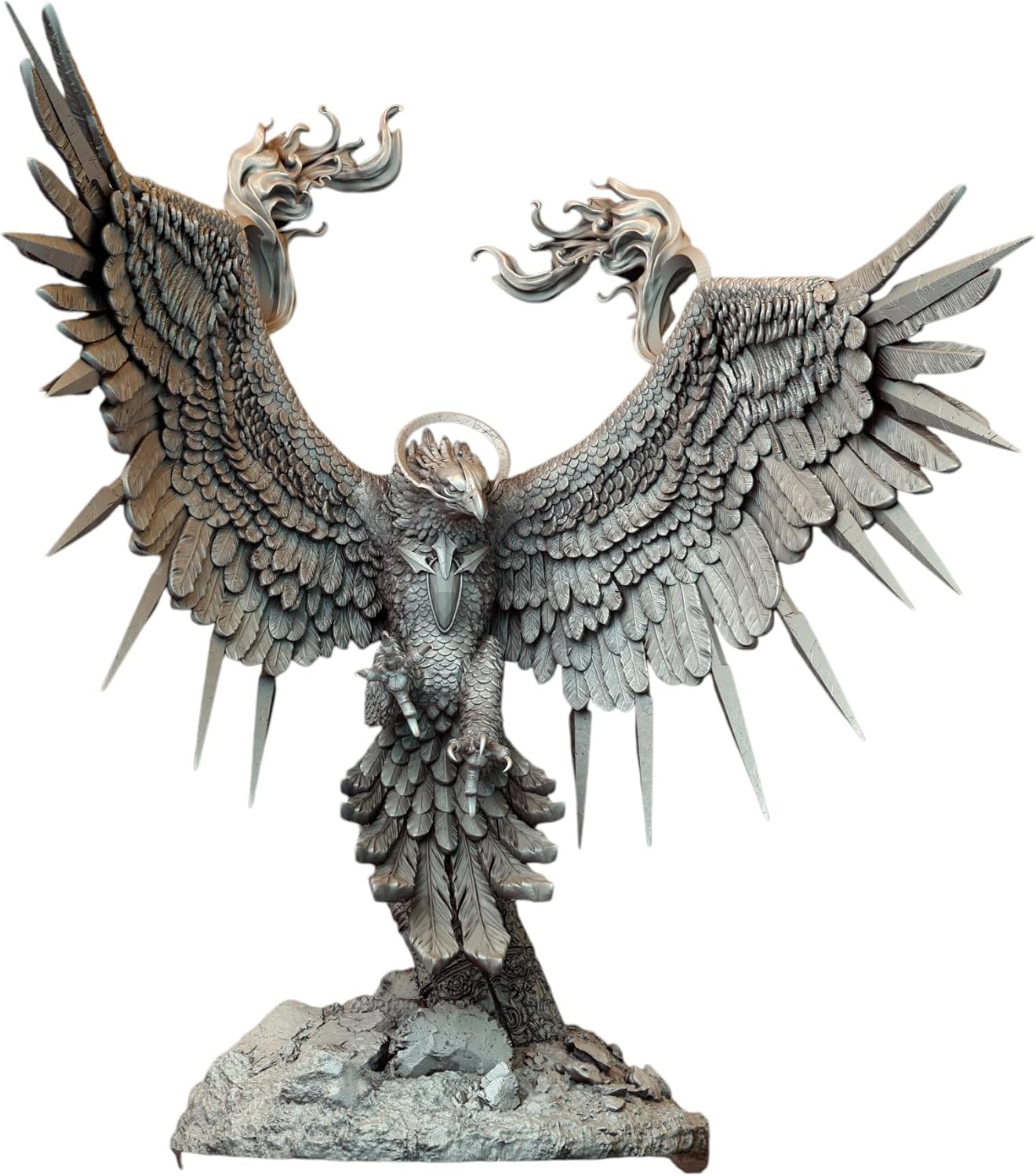 TYL Solarwing Phoenix Unpainted Miniature for War Gaming | RPG Scale Figures, Detailed Tabletop Board Game Accessories | Realistic Tabletop Miniatures (B, 50mm)