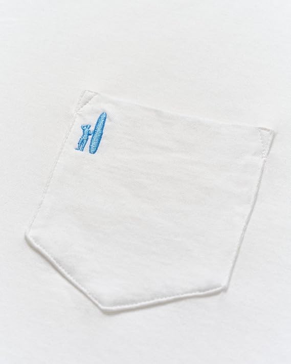 johnnie-O Brennan 2.0 Long Sleeve Tee | Men's Cotton Modal Pocket Tee | Super Soft | Garment-Dyed | Easy Care