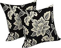 Vista 52 de LVTXIII - Juego de fundas para cojines de sofá, patio o sillón de exteriores, cuadradas y decorativas, 2 unidades de 16" x 16", sin relleno