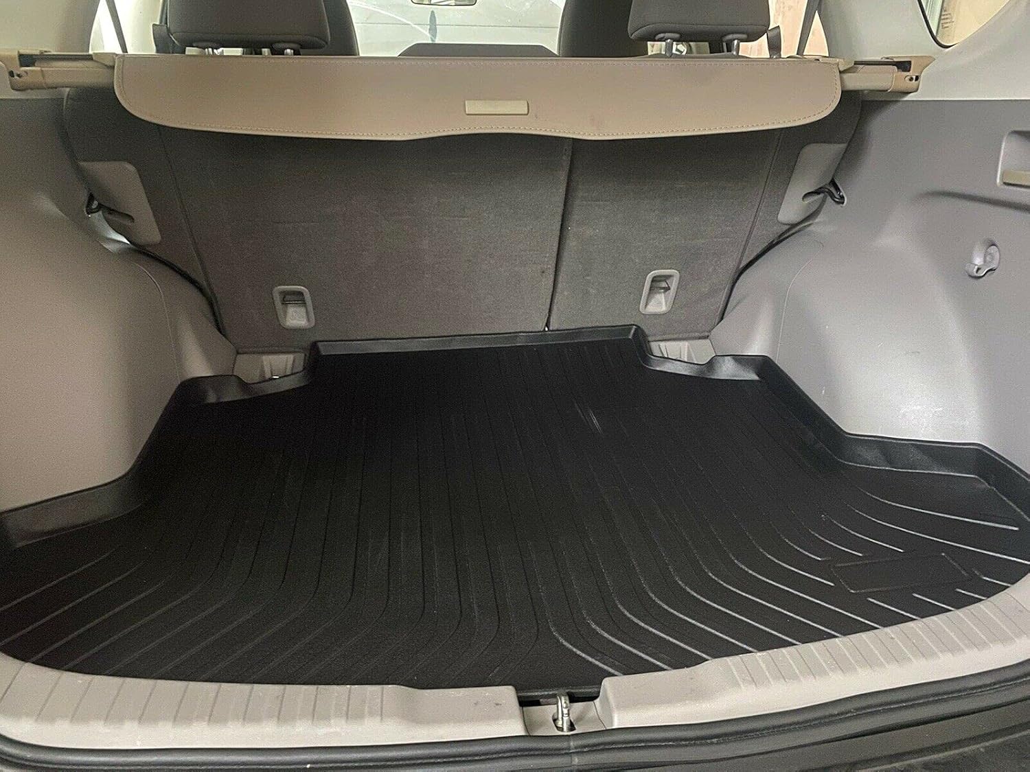 Cargo Liner - Trunk Mat for Honda CR-V 2012-2016 – Weather-Resistant Trunk Mats for Cars with Raised Lip – Non-Slip Car Trunk Mat Rubber – Easy to Install – Laser Pre-Cut Design