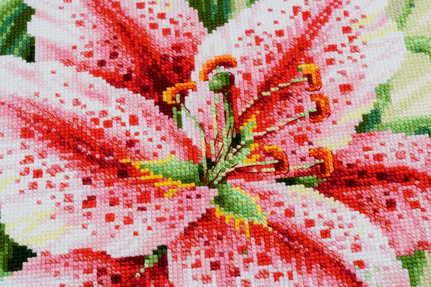 Riolis Zestaw do haftu krzy?ykowego, lilie, wzór liczenia, 40 x 50 cm