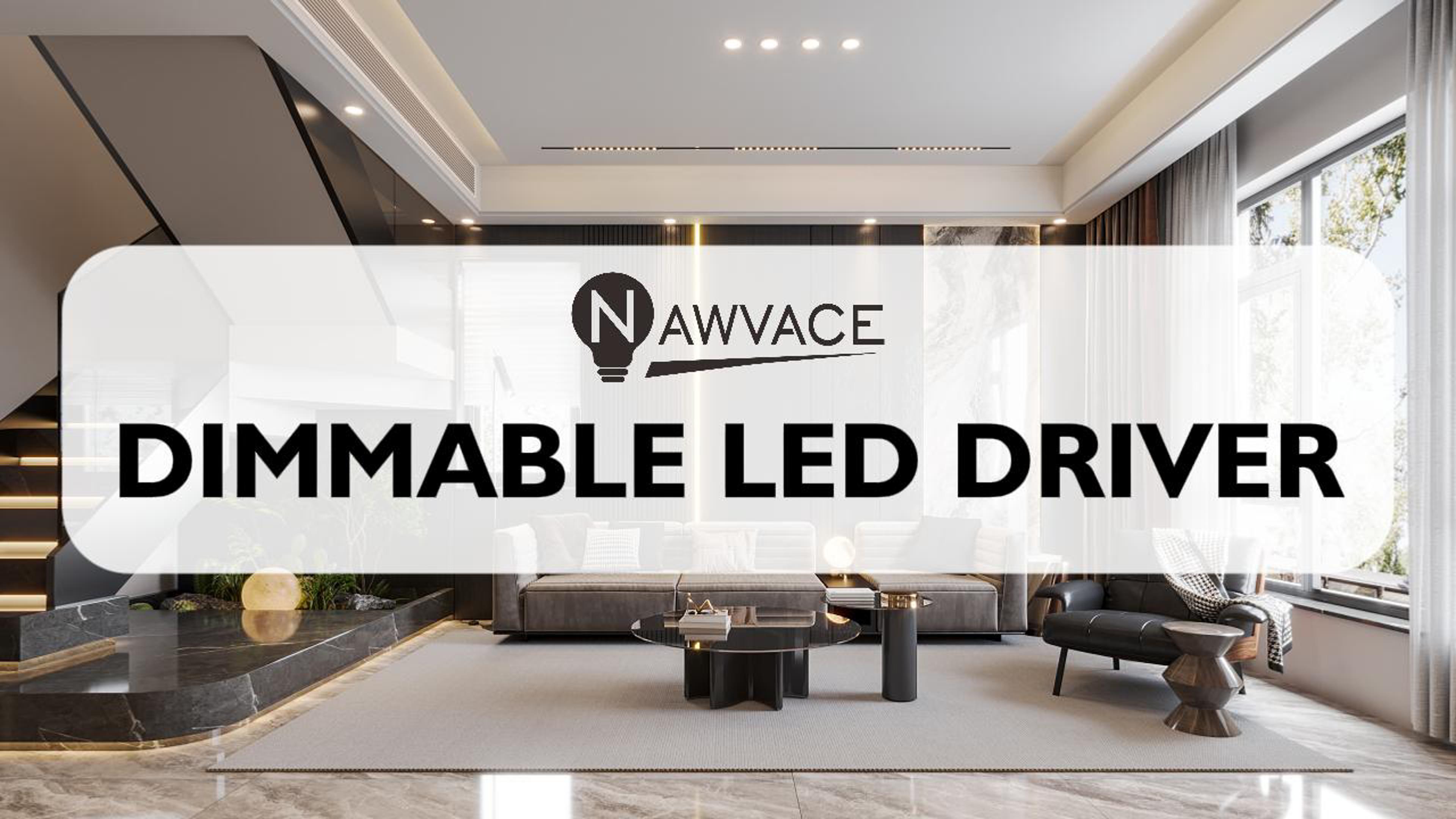 Image of LED Driver 40W, Dimmable 120V AC to 24V DC Electronic Transformer, 24V 1.7A LED Power Supply Waterproof, Compatible with Most Dimmers for Low Voltage Lighting Project