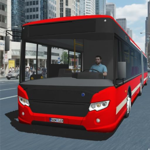 Simulador de autobús de transporte público: juegos de conducción de autobuses modernos - j