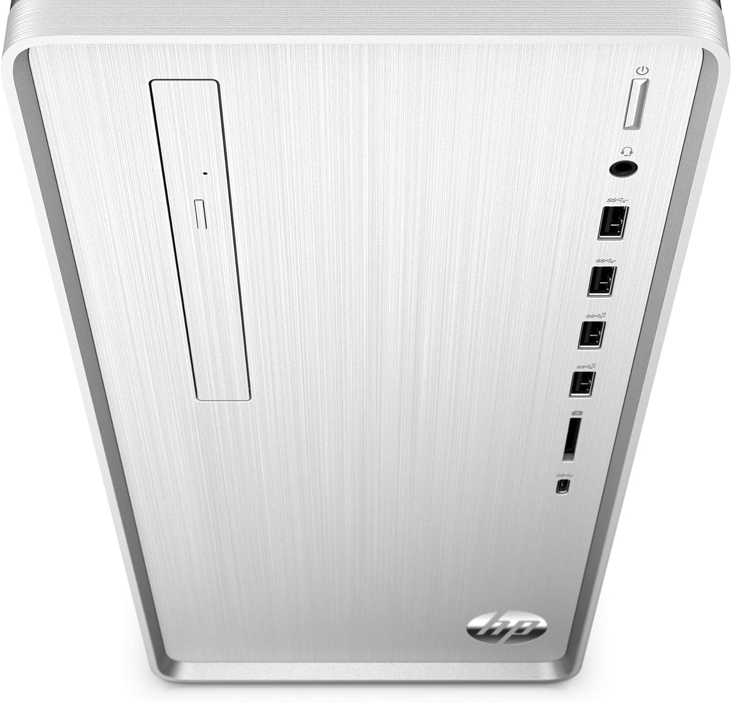 HP Pavilion Desktop Computer, AMD Ryzen 5 3400G, 12GB RAM, 512 GB SSD, Windows 10 (TP01-0040, Silver)