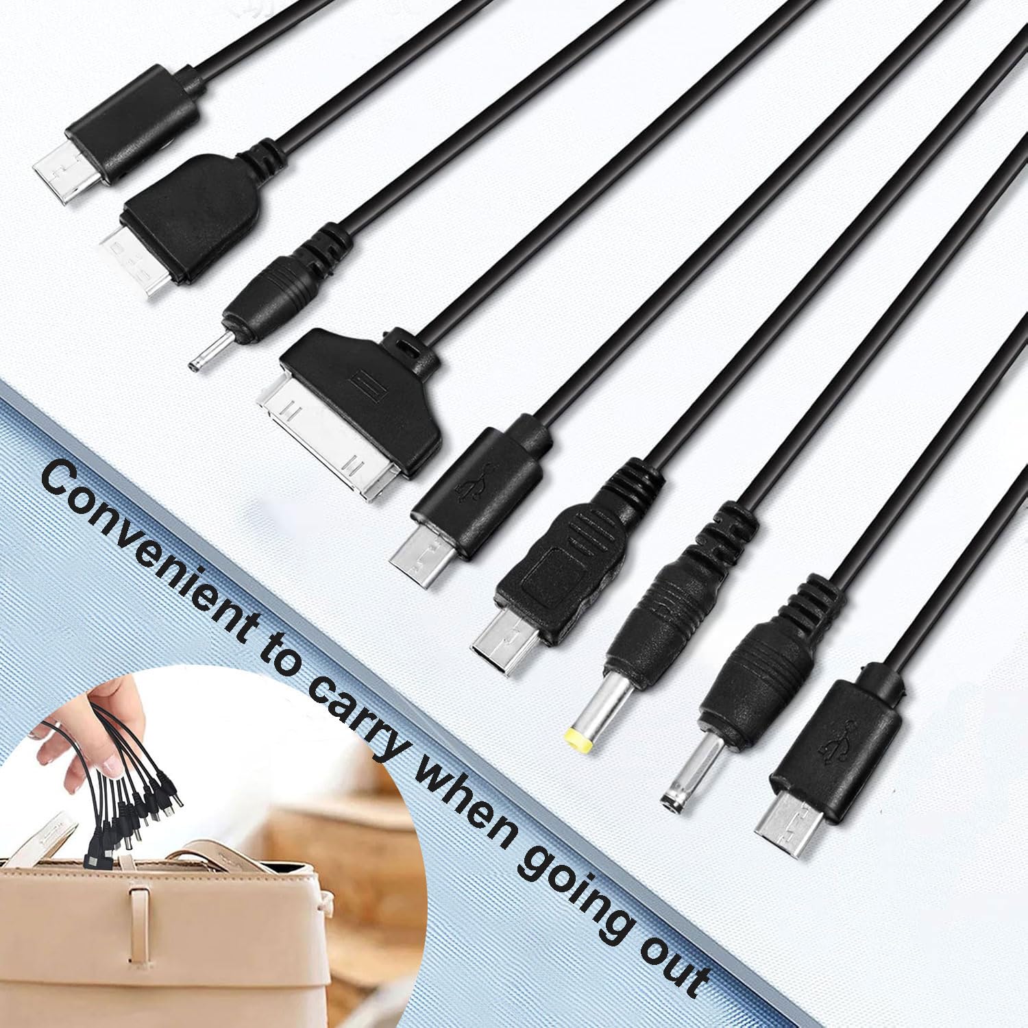 Hididi 10-in-1 Multiladekabel – Universal-Kabel Mit 10 Anschlüssen Für Smartphones & Mehr