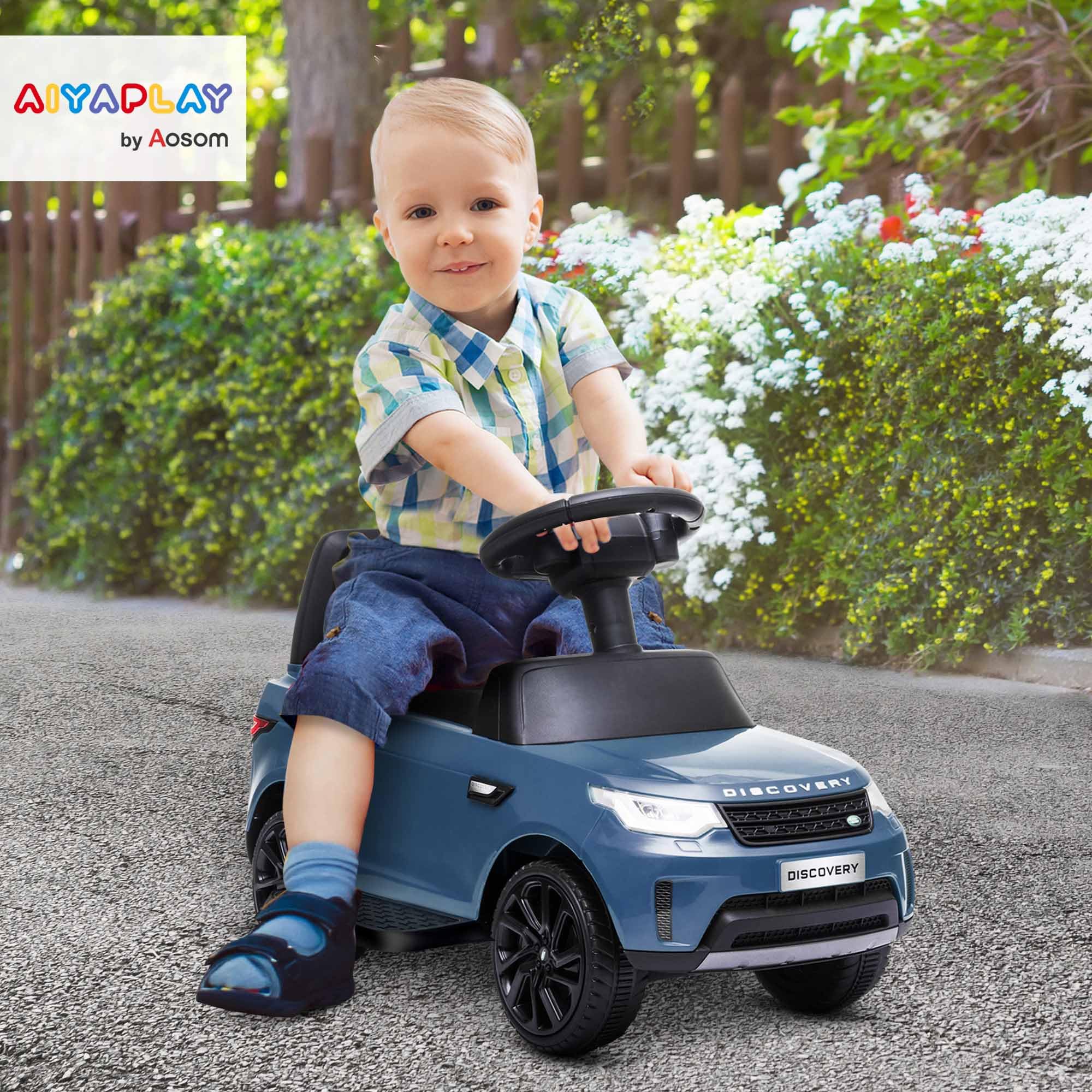AIYAPLAY Kinder Elektroauto mit Rutschmodus für 1,5-5 Jahre 6V Hellblau | Kinderauto Elektrisch, Musik, Kinderfahrzeug mit Hupe, Scheinwerfer, Elektrofahrzeug