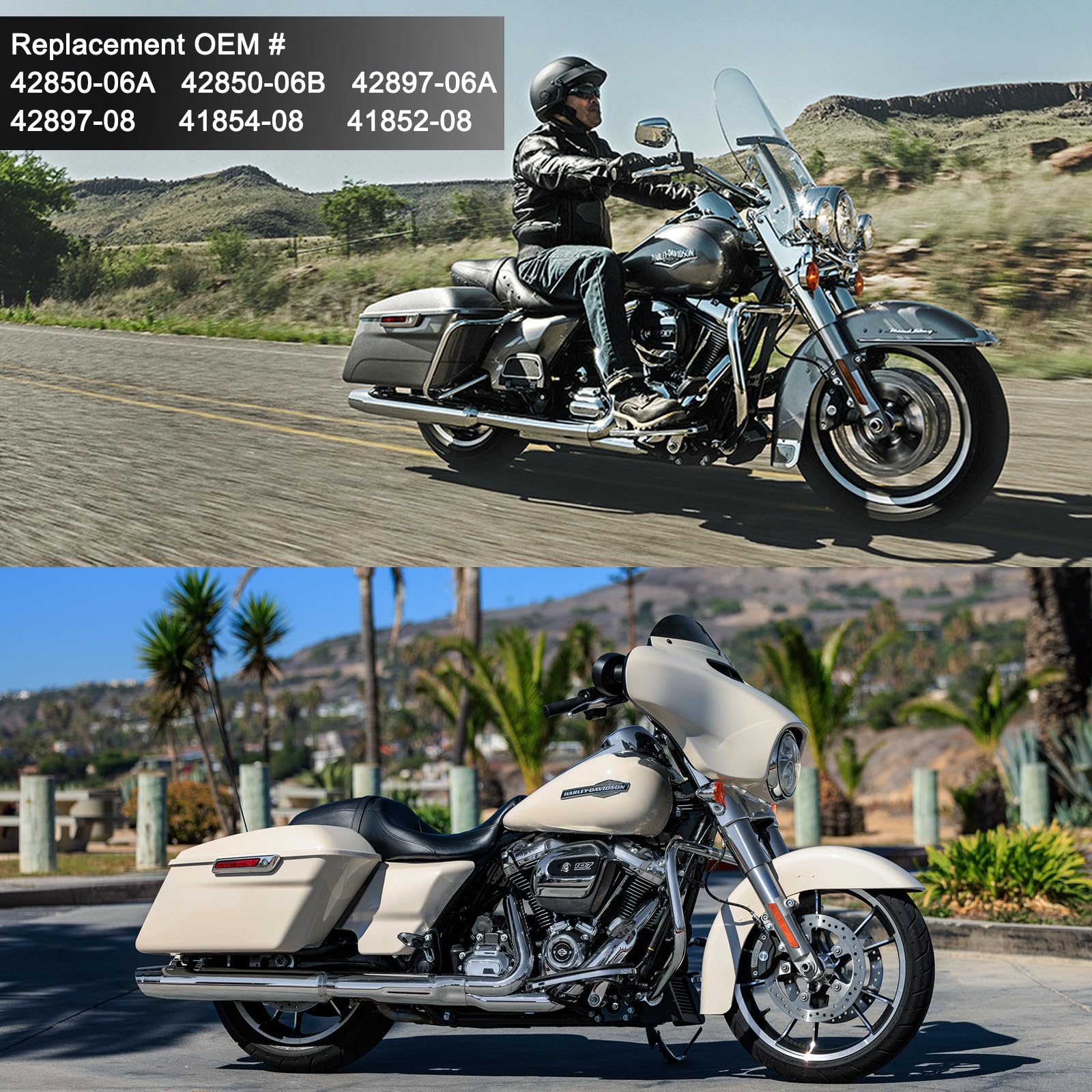 デバイスワークス　セット 6-Piece Front & Rear Brake Pad Set For Harley Davidson Touring