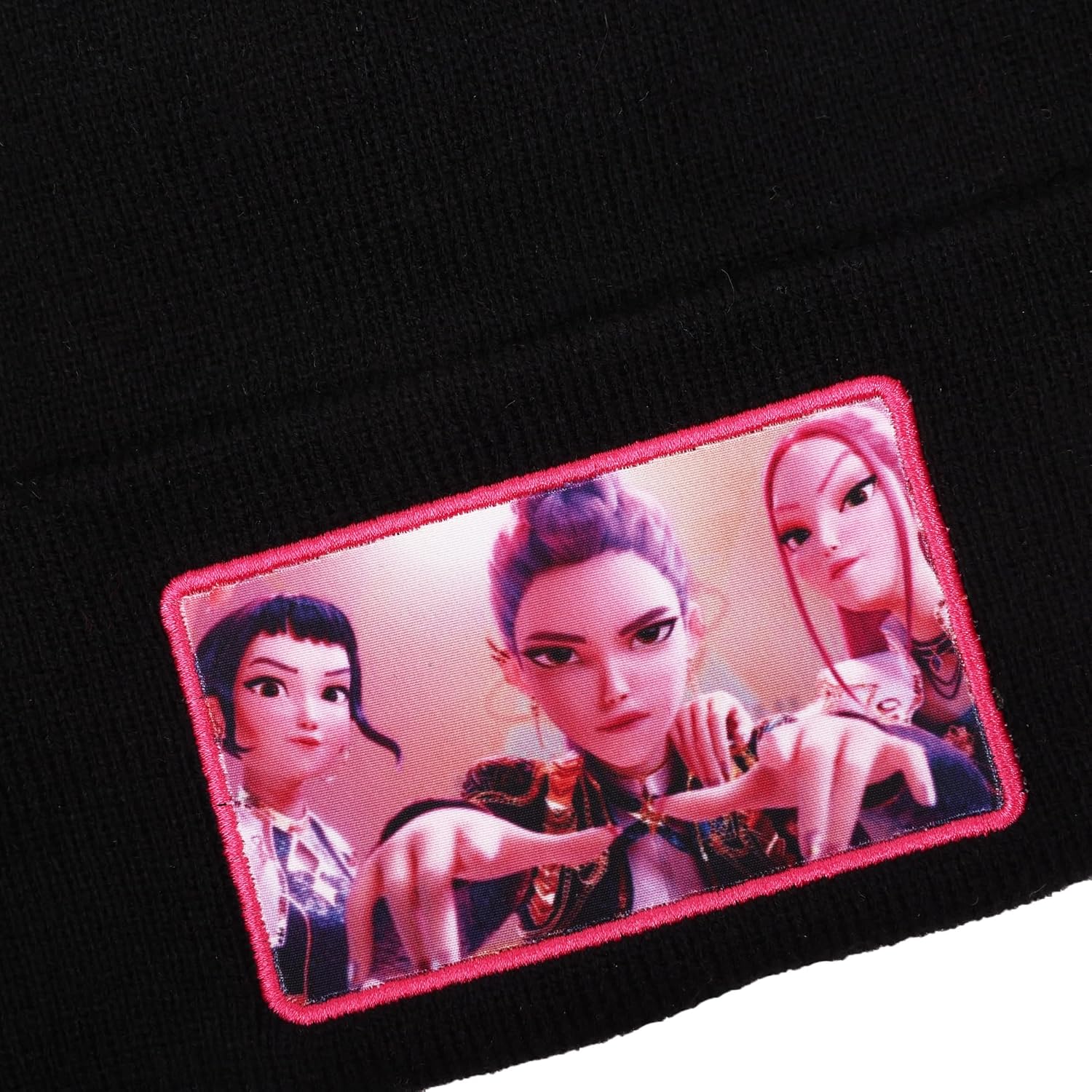 Kpop Demon Hunters Cuff Knit Beanie - Image 2