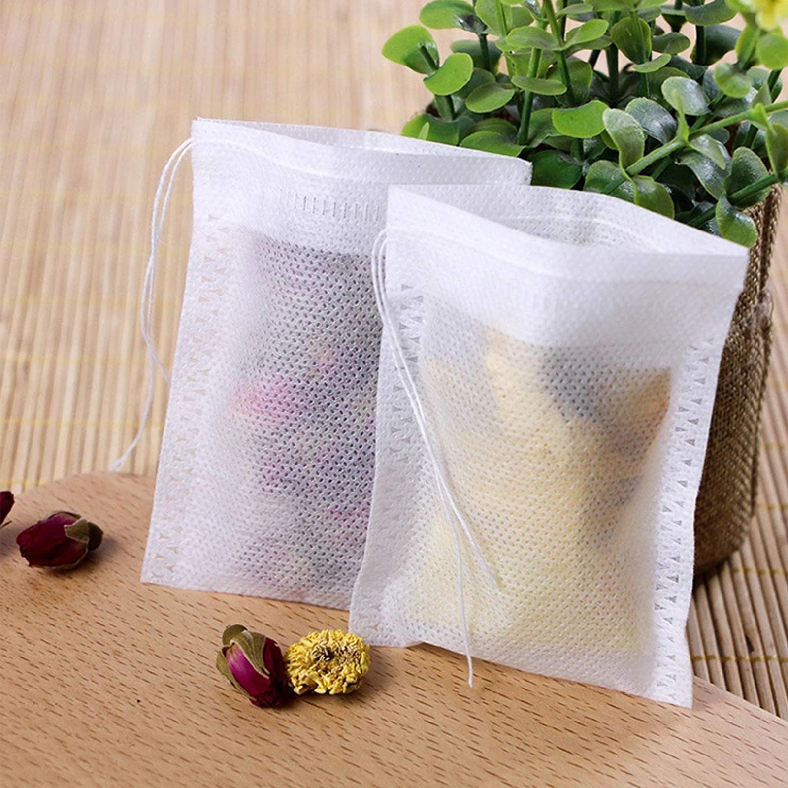 400 Teebeutel Aus Filterpapier – Mit Kordelzug Für Losen Tee, Kaffee & Gewürze