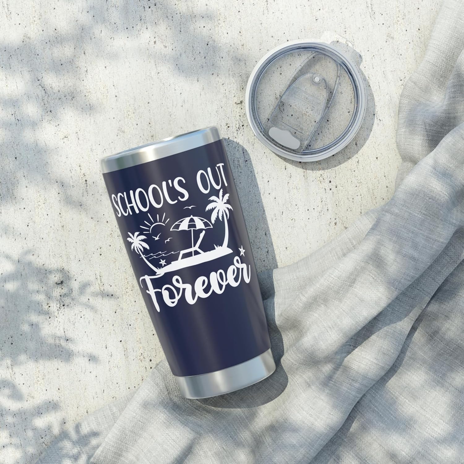 Gifts for Retirment School's Out Forever Stainless Steel Insulated Tumbler with Lid Retirement Gifts