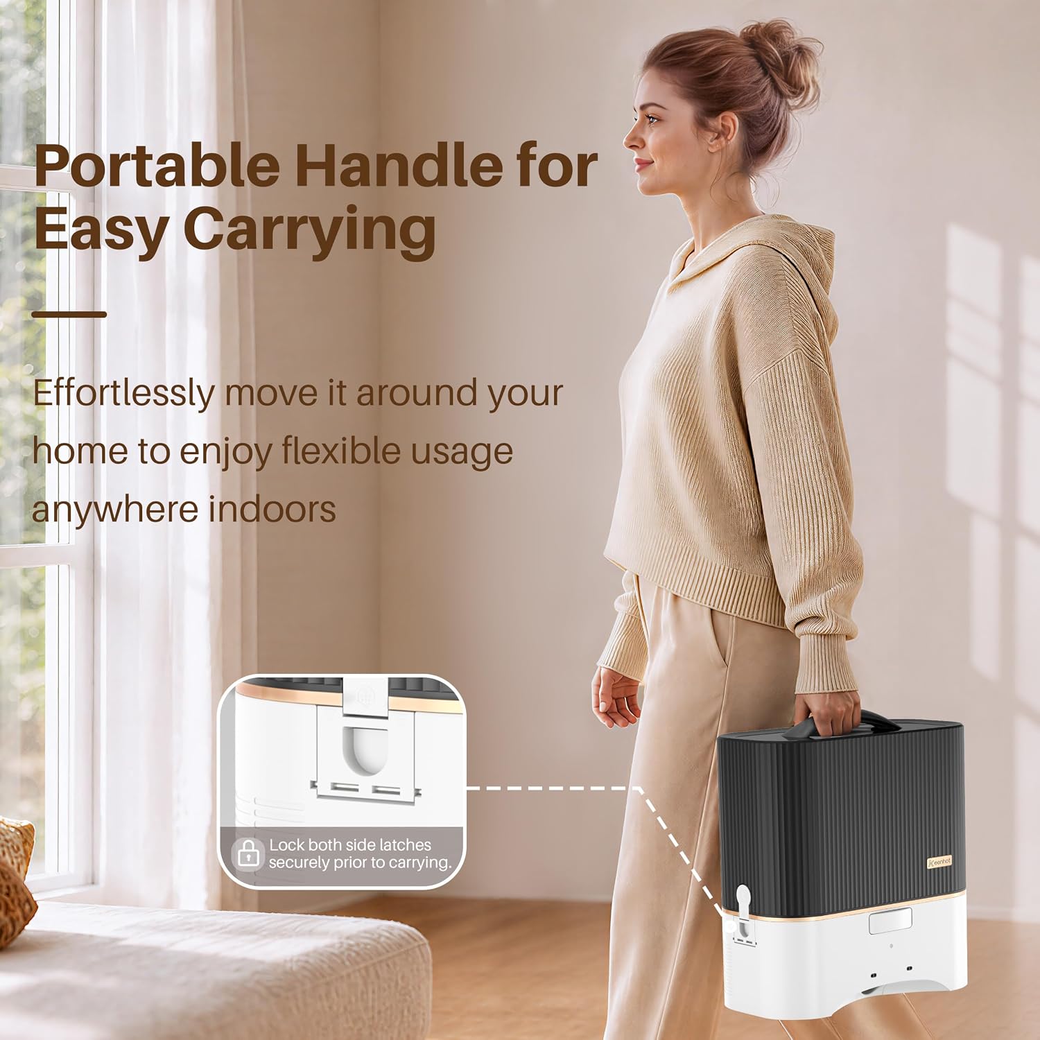 Touchless Vacuum Dustpan 27,000Pa Suction 7L Large Dustbin Auto/Manual Mode