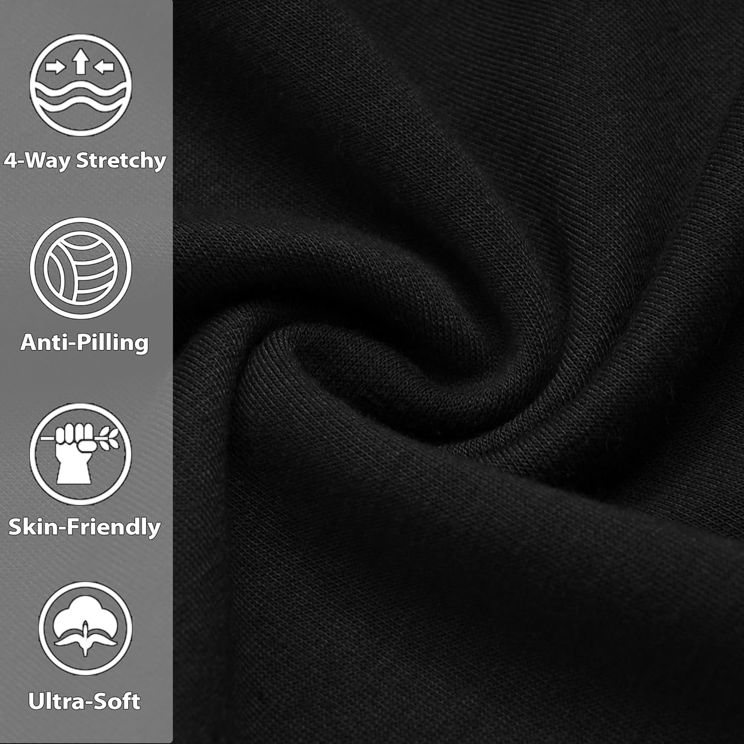 COOFANDY Men's Joggers Workout Sweatpants Casual Athletic Gym Pants Lightweight Elastic Wasit Trousers with Pockets Black - Image 6