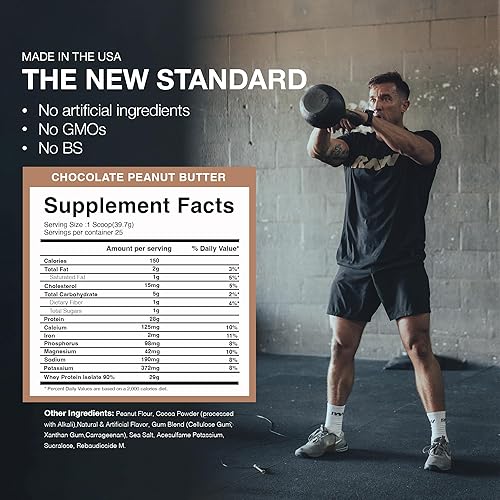 Vista 11 de RAW Proteína aislada de suero en polvo, galleta frenchie esmerilada (itolato de cBUM) – Polvo de nutrición deportiva 100% alimentado con pasto