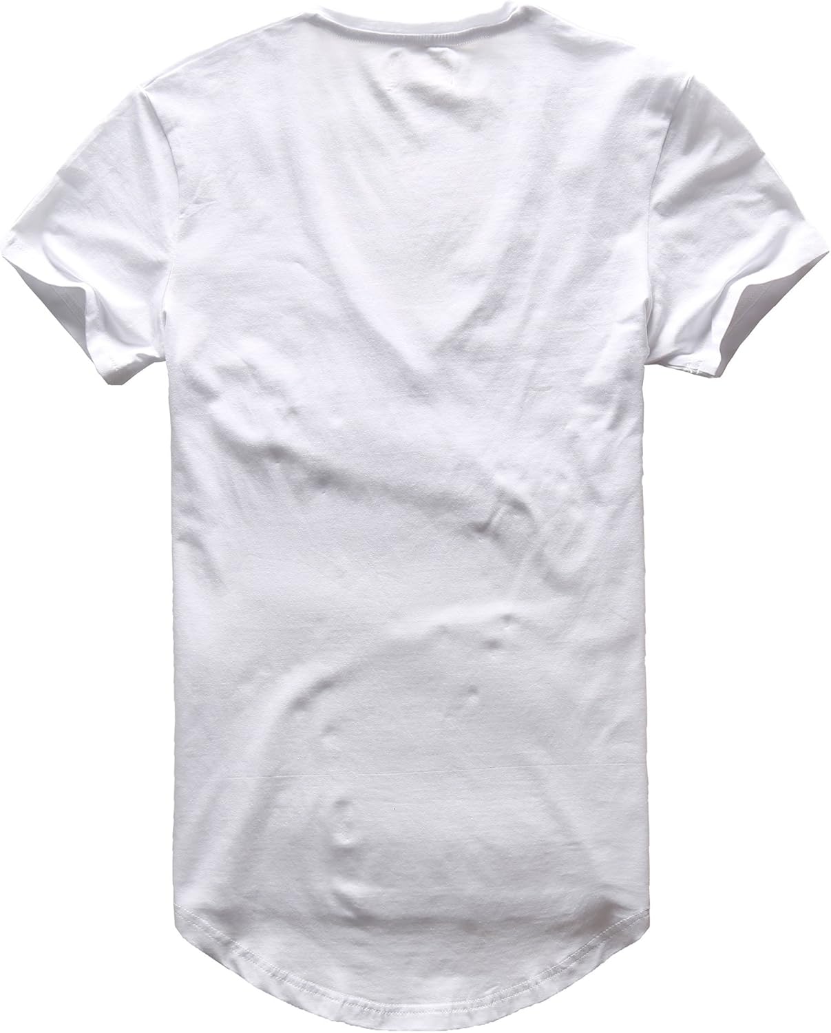 Zecmos Mens Deep V Neck T-Shirt Unisex Tshirt Male Vneck Tee Top - Image 2