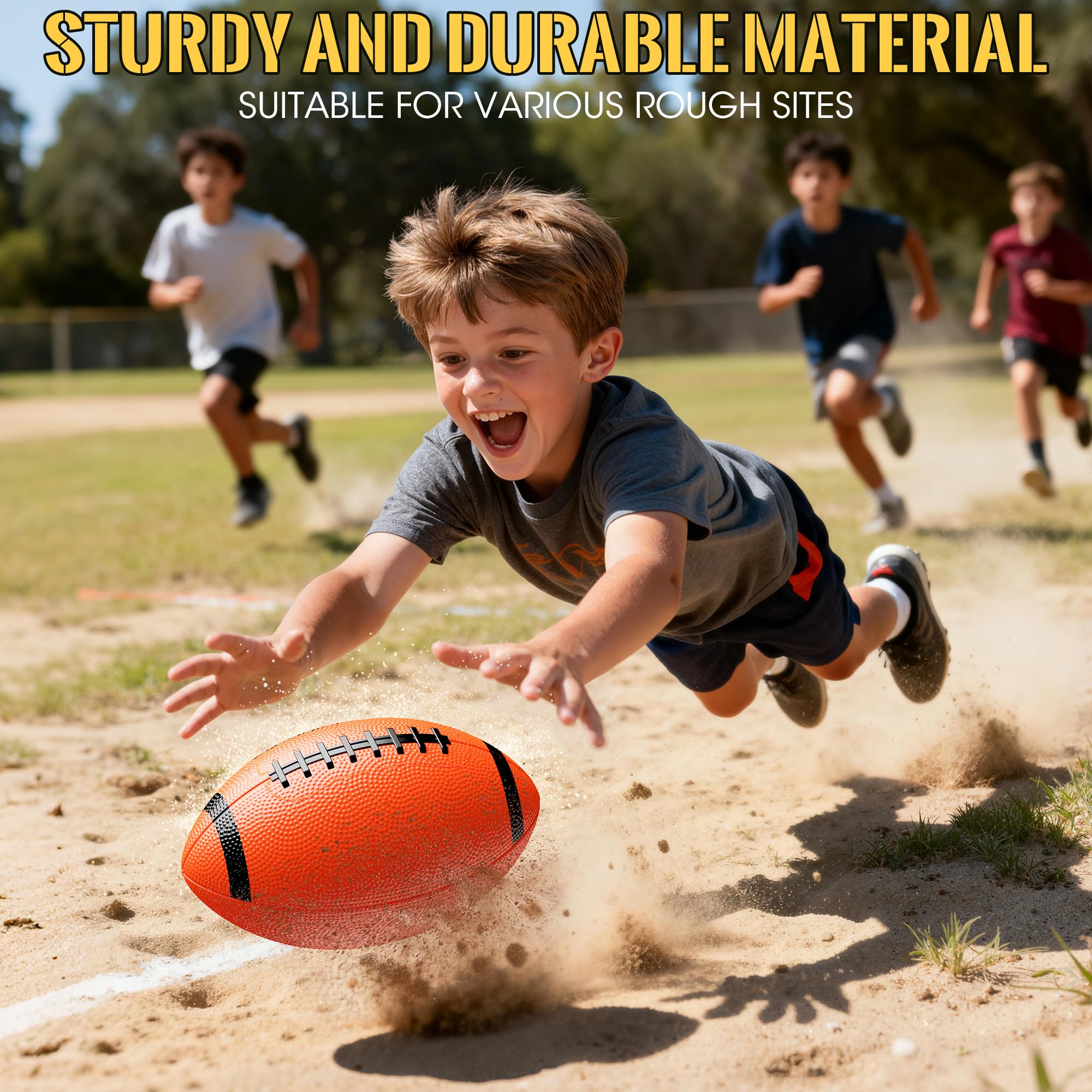 Glow in The Dark Football for Kids Boys Ages 8-12 15, Light Up LED Football Toys with Pump for Indoor/Outdoor Game, Fun Gift for Teens Christmas Birthday, Holiday Stuff Party Favor Supplie