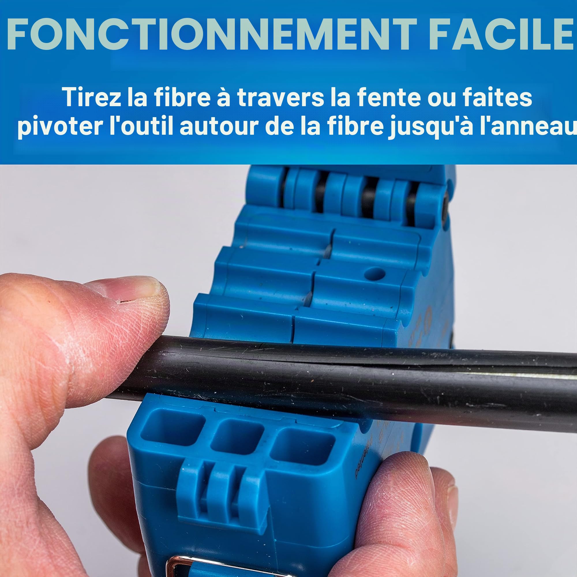 Jonard Tools MS-426 Miniflex Tube fibre optique fendue et anneau outil (5,8 mm – 12 mm)