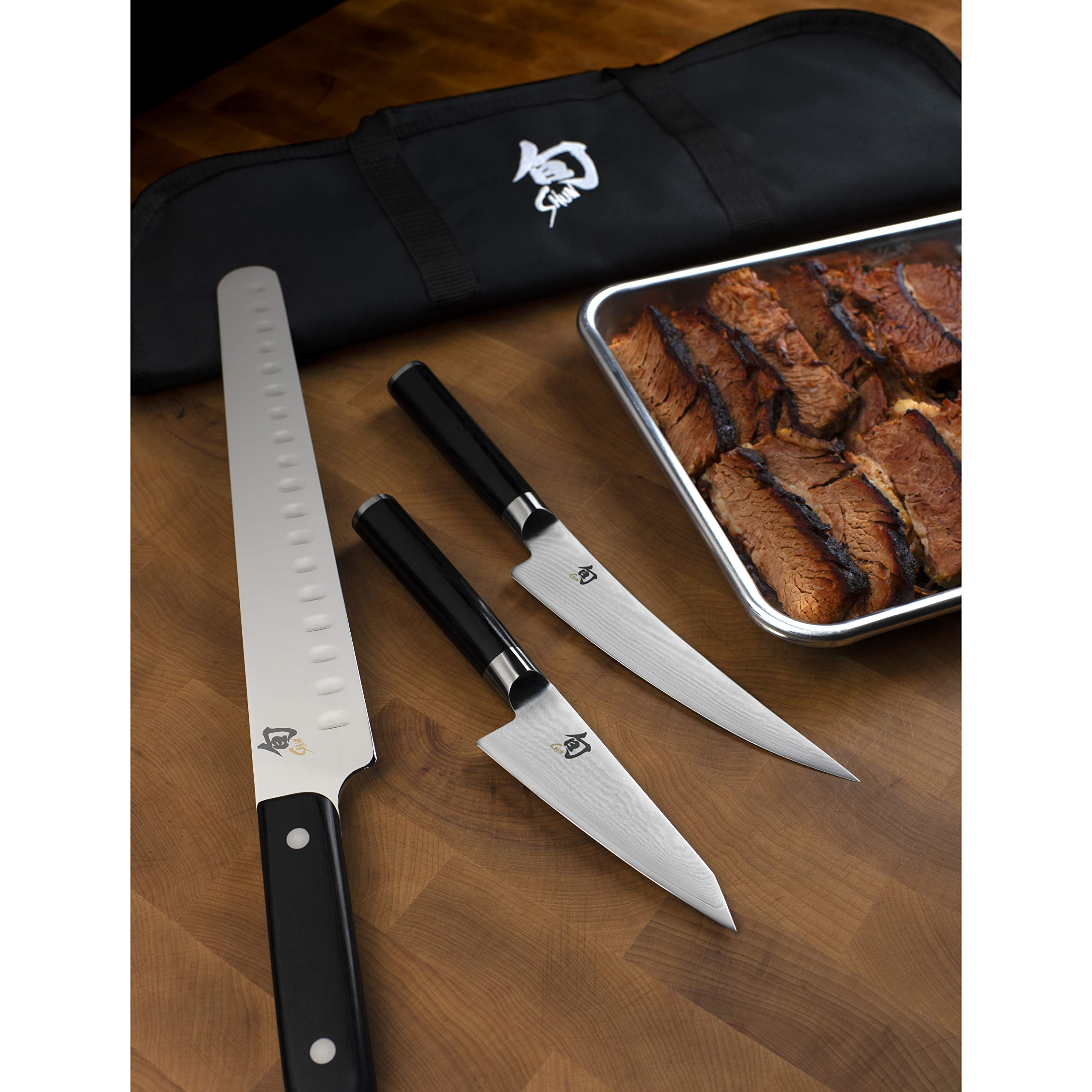 Buy Shun Cutlery Classic 4 Piece BBQ Knife Set, Kitchen Knife Set with