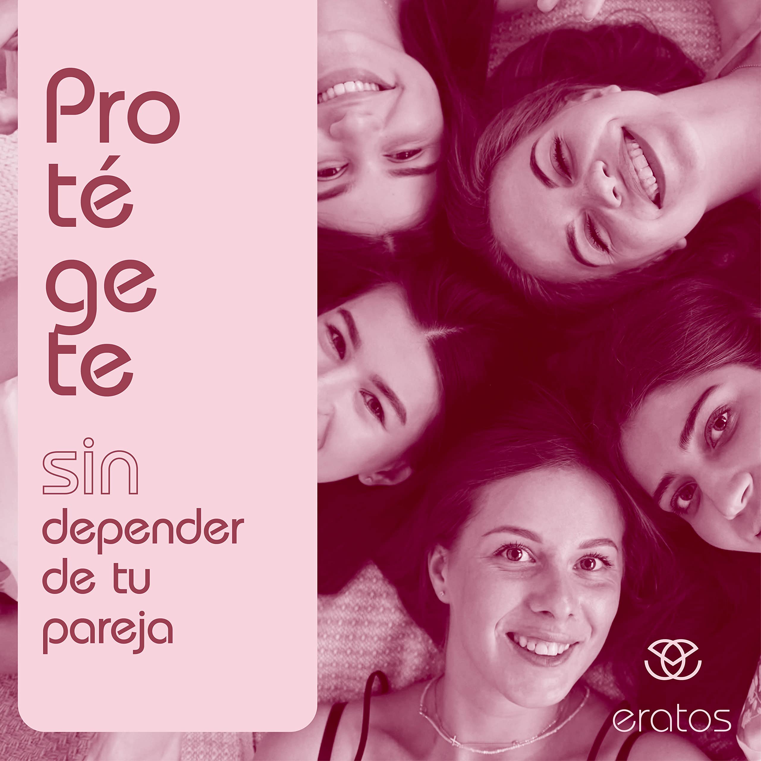 Preservativo femenino - Con Rosquilla Patentada - Látex Natural Inodoro - Lubrificante a base de agua - Marcado CE - Paquete de 12 Condones